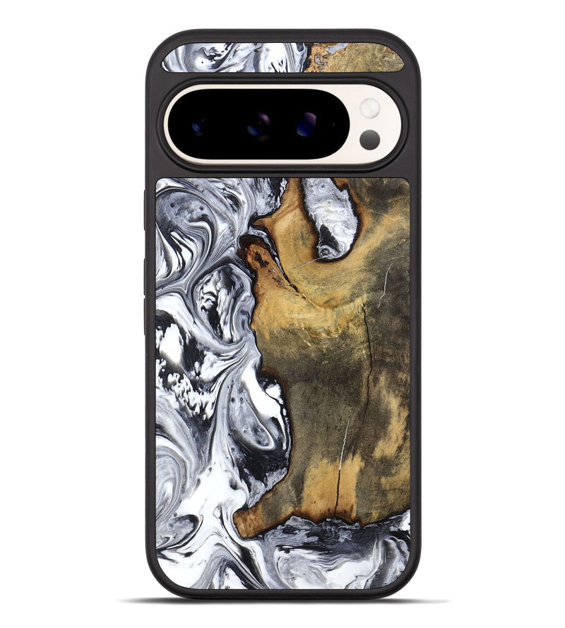 Pixel 10 Pro XL Wood Phone Case - Krish (Black & White, 799138)