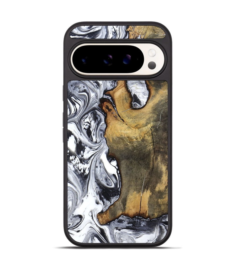 Pixel 9 Pro Wood Phone Case - Krish (Black & White, 799138)
