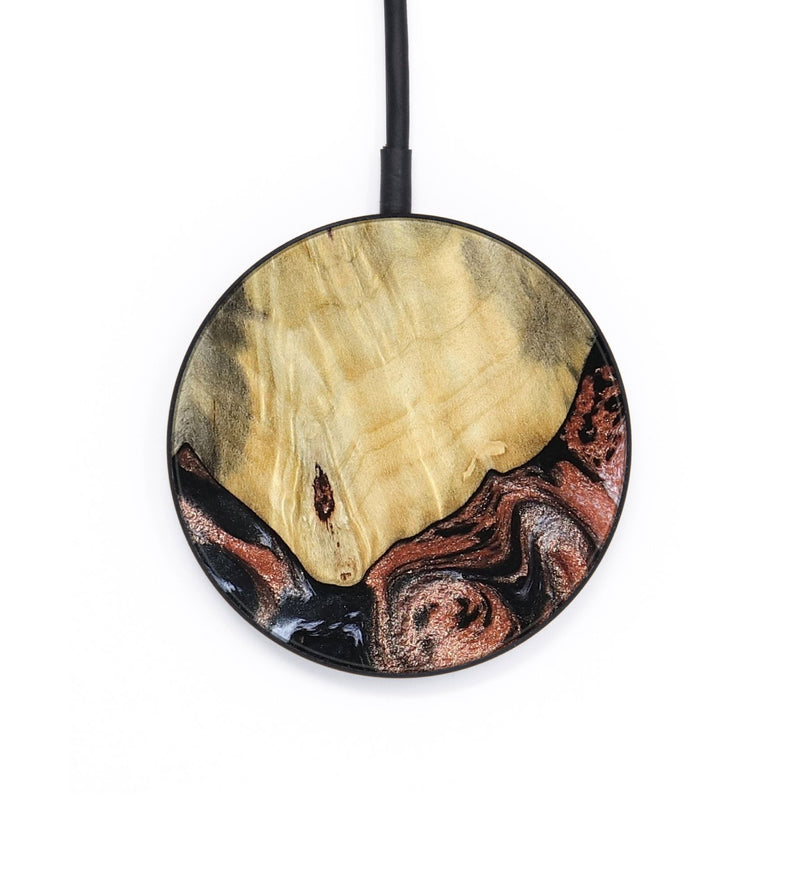 Circle Wood Wireless Charger - Simon (Black & White, 799139)
