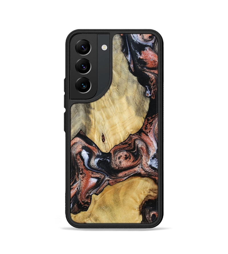 Galaxy S22 Wood Phone Case - Simon (Black & White, 799139)