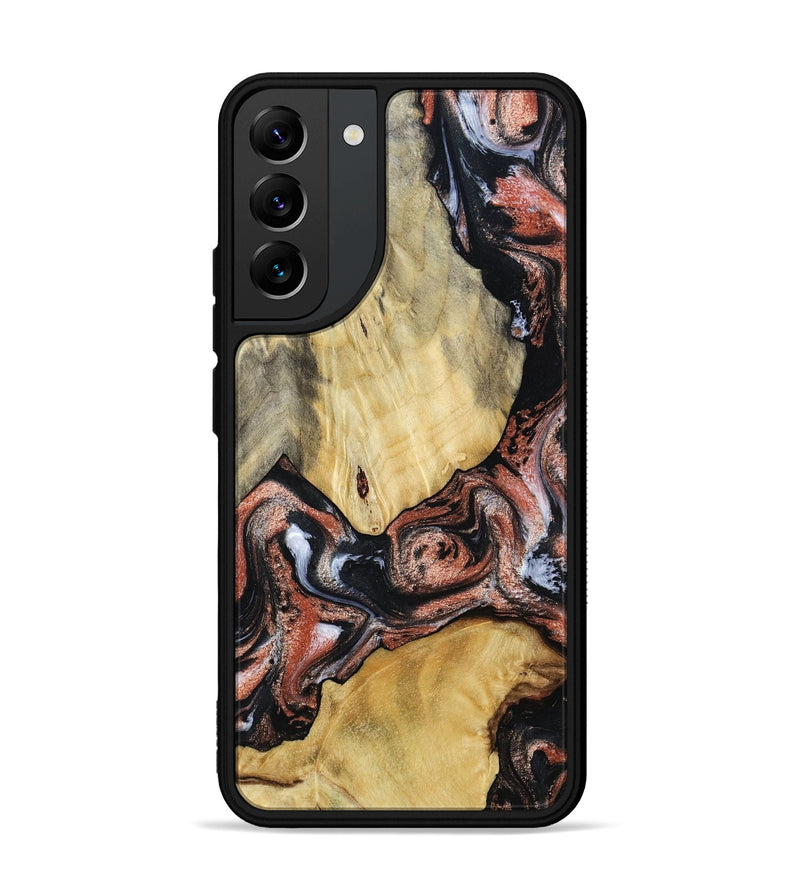 Galaxy S22 Plus Wood Phone Case - Simon (Black & White, 799139)