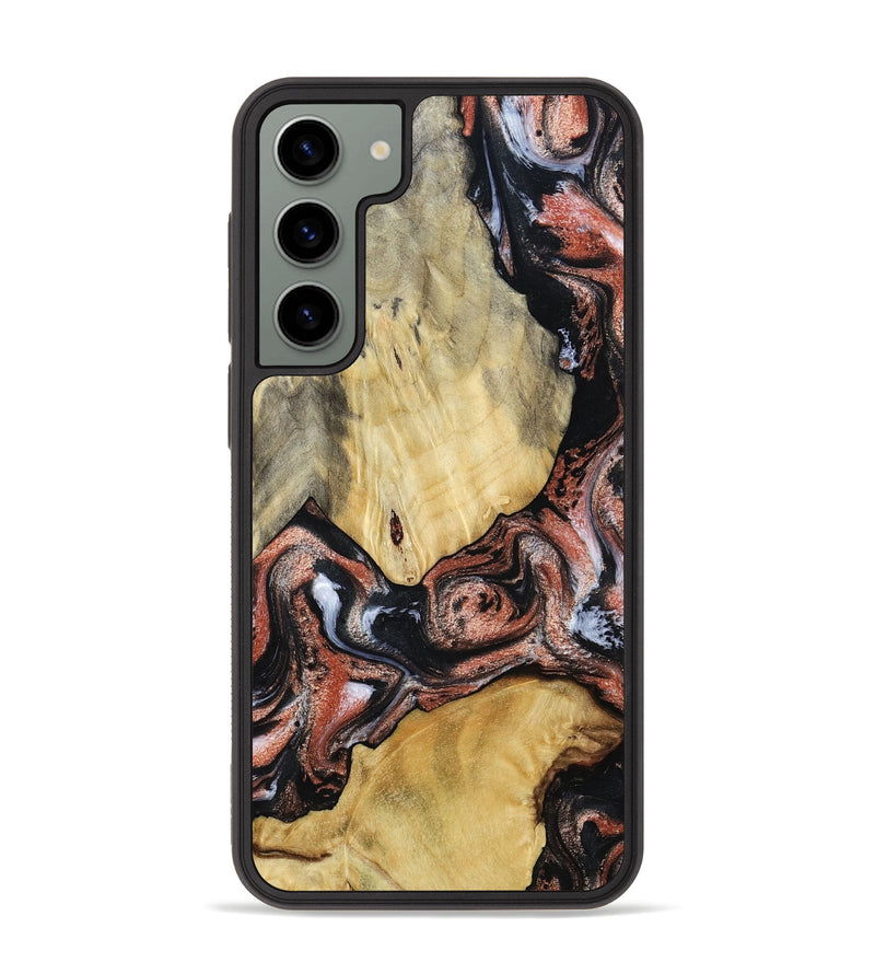 Galaxy S23 Plus Wood Phone Case - Simon (Black & White, 799139)
