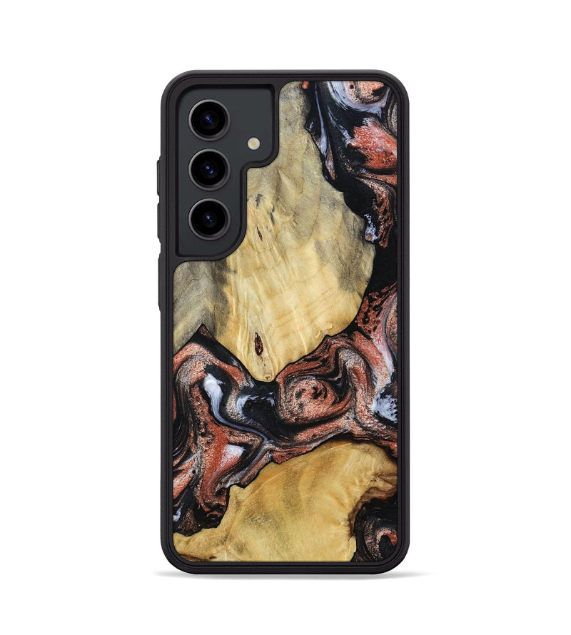 Galaxy S24 Wood Phone Case - Simon (Black & White, 799139)