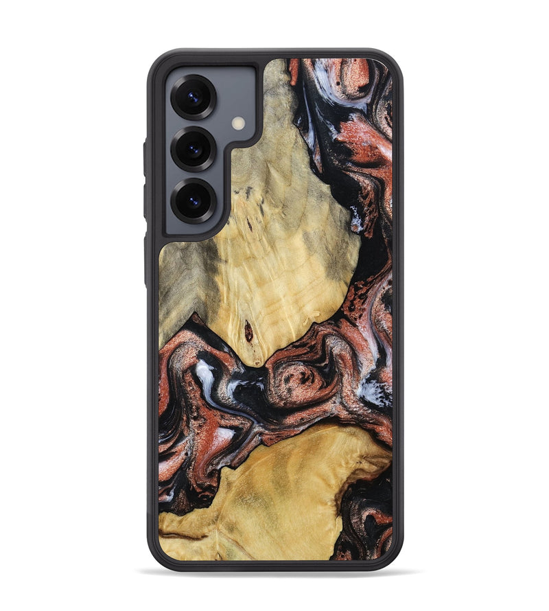 Galaxy S25 Plus Wood Phone Case - Simon (Black & White, 799139)