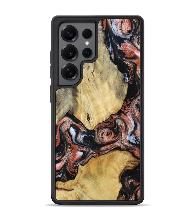 Galaxy S25 Ultra Wood Phone Case - Simon (Black & White, 799139)