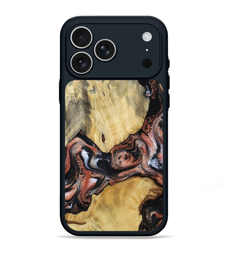 iPhone 17 Pro Max Wood Phone Case - Simon (Black & White, 799139)