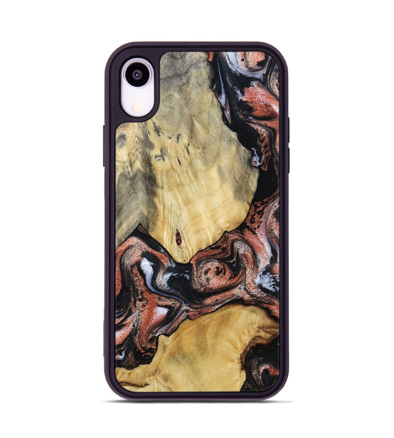 iPhone Xr Wood Phone Case - Simon (Black & White, 799139)