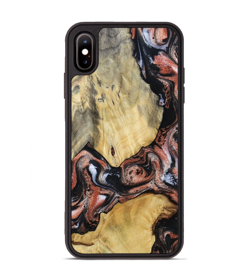 iPhone Xs Max Wood Phone Case - Simon (Black & White, 799139)