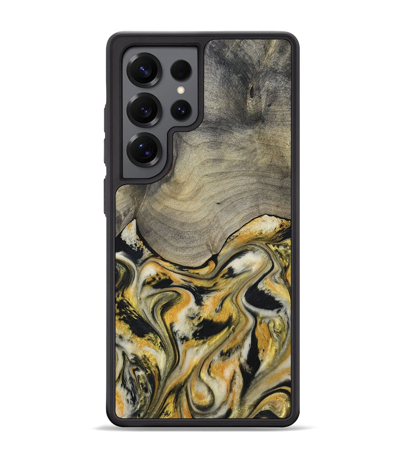 Galaxy S25 Ultra Wood Phone Case - Kacie (Black & White, 799141)