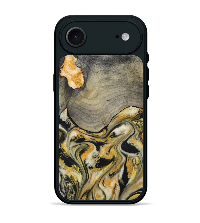 iPhone 17 Air Wood Phone Case - Kacie (Black & White, 799141)