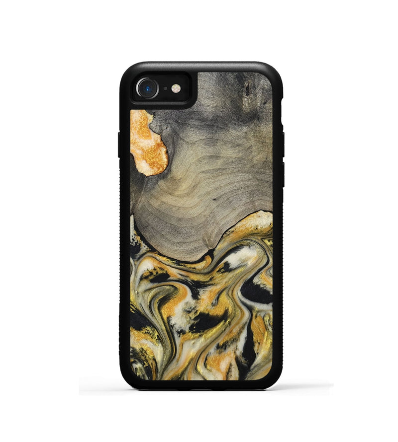 iPhone SE Wood Phone Case - Kacie (Black & White, 799141)