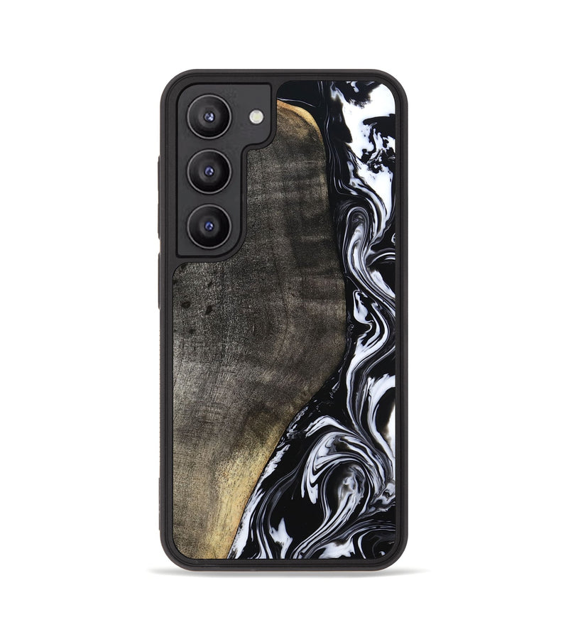 Galaxy S23 Wood Phone Case - Georgia (Black & White, 799142)