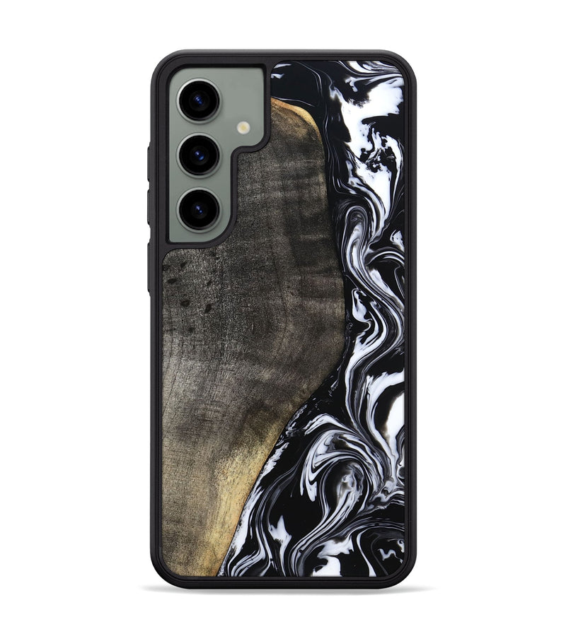 Galaxy S24 Plus Wood Phone Case - Georgia (Black & White, 799142)