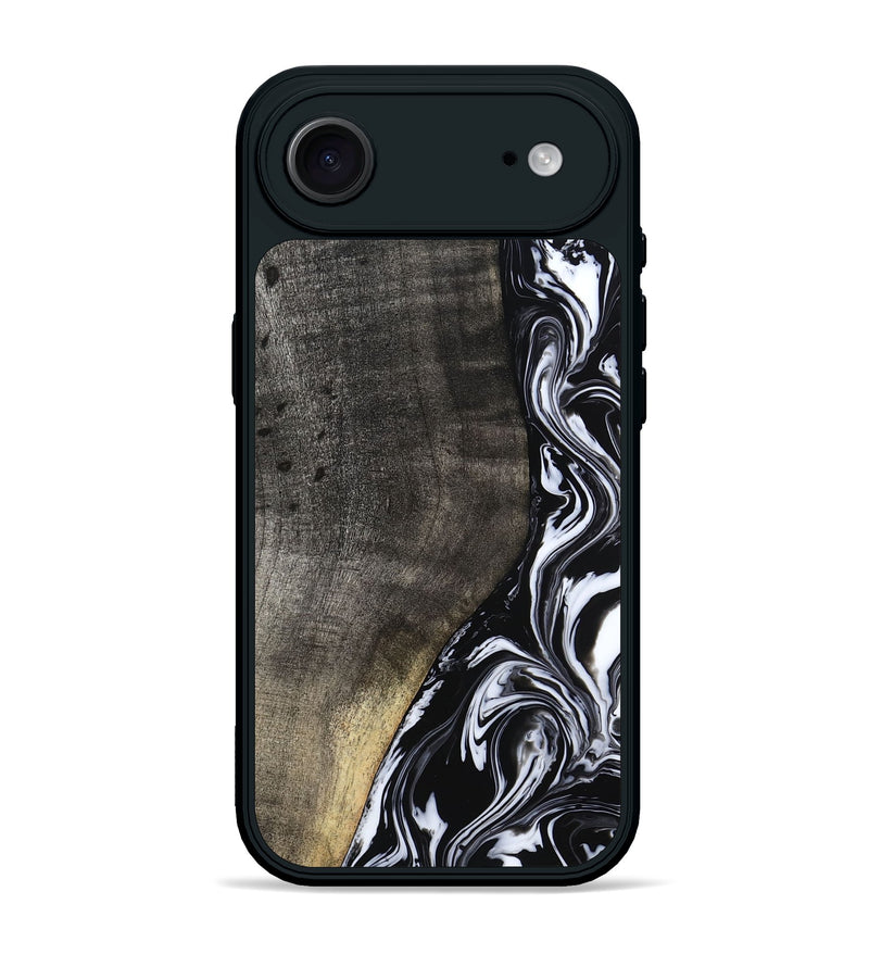 iPhone 17 Air Wood Phone Case - Georgia (Black & White, 799142)