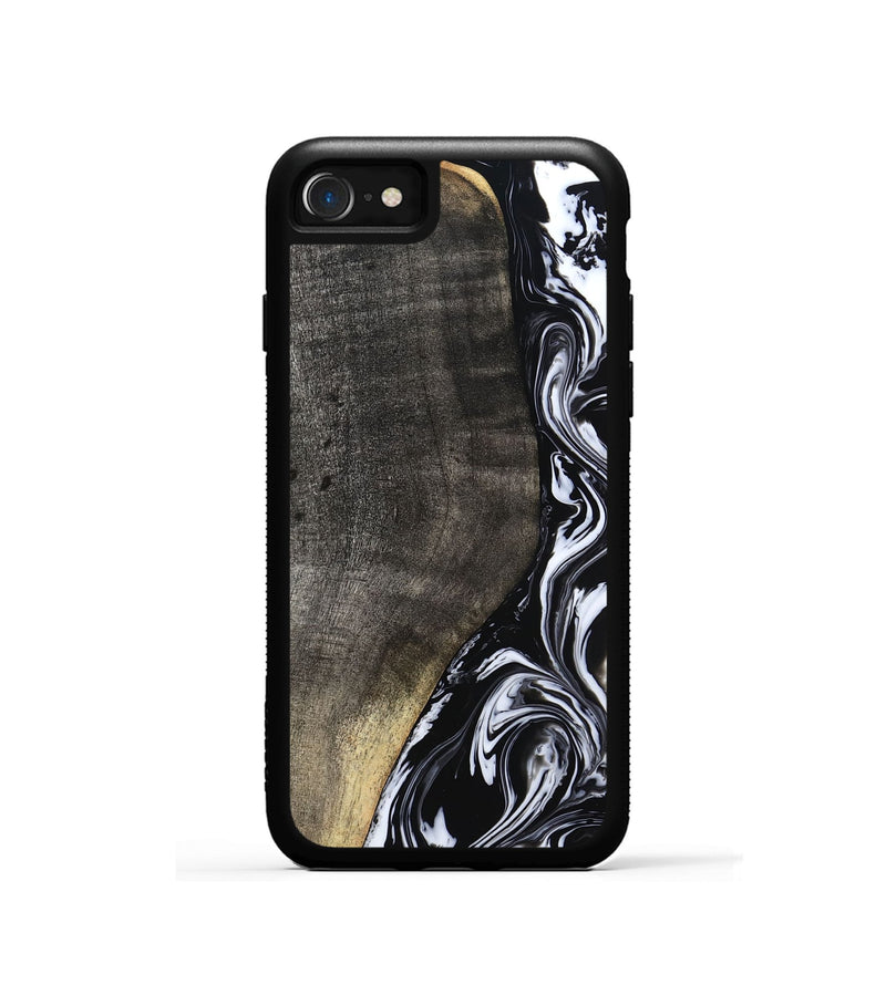 iPhone SE Wood Phone Case - Georgia (Black & White, 799142)