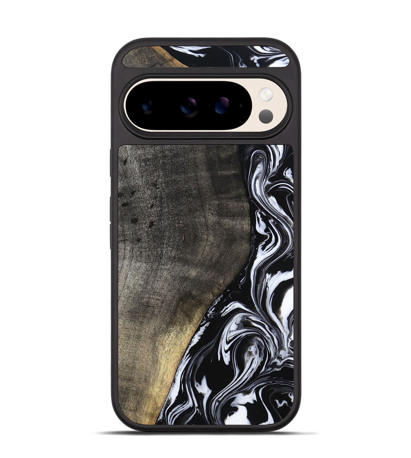 Pixel 10 Wood Phone Case - Georgia (Black & White, 799142)