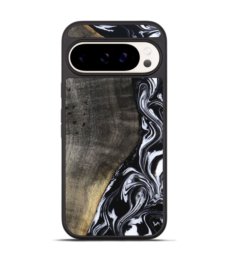 Pixel 9 Pro Wood Phone Case - Georgia (Black & White, 799142)