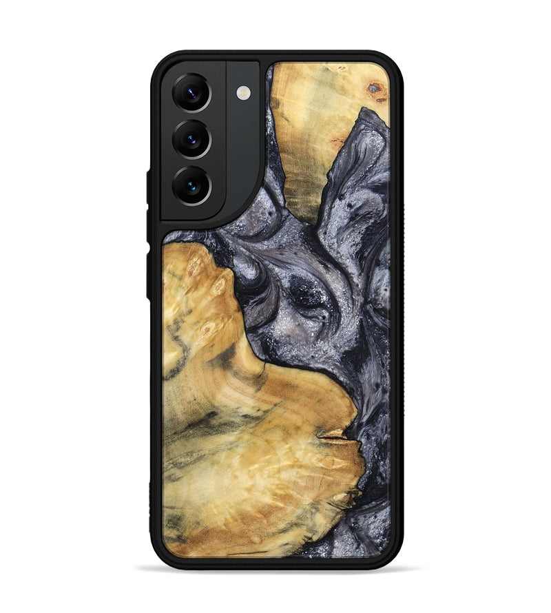 Galaxy S22 Plus Wood Phone Case - Elnora (Black & White, 799143)