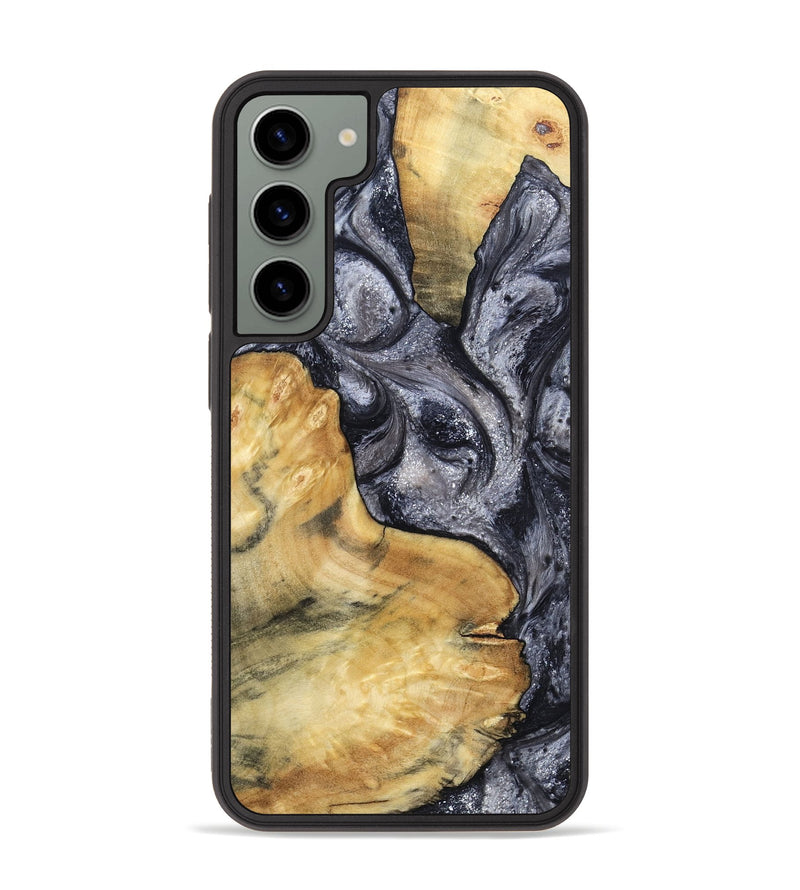 Galaxy S23 Plus Wood Phone Case - Elnora (Black & White, 799143)