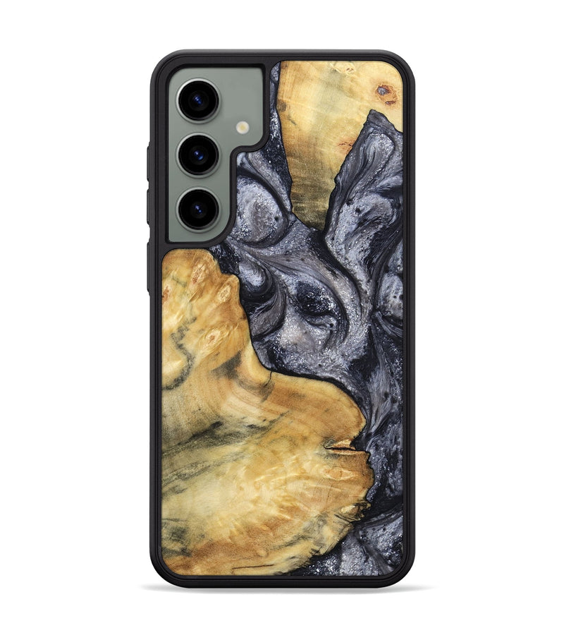 Galaxy S24 Plus Wood Phone Case - Elnora (Black & White, 799143)