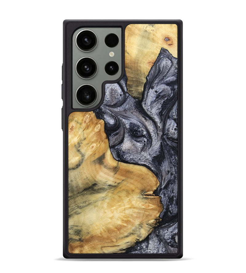 Galaxy S24 Ultra Wood Phone Case - Elnora (Black & White, 799143)