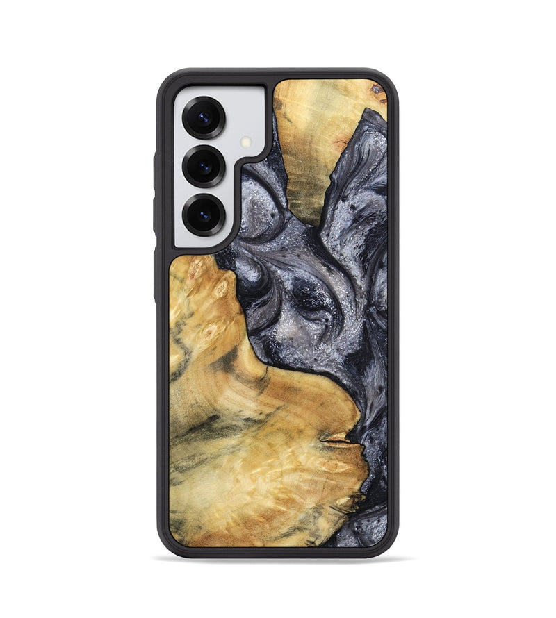 Galaxy S25 Wood Phone Case - Elnora (Black & White, 799143)