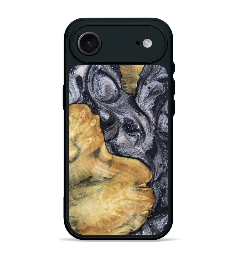 iPhone 17 Air Wood Phone Case - Elnora (Black & White, 799143)