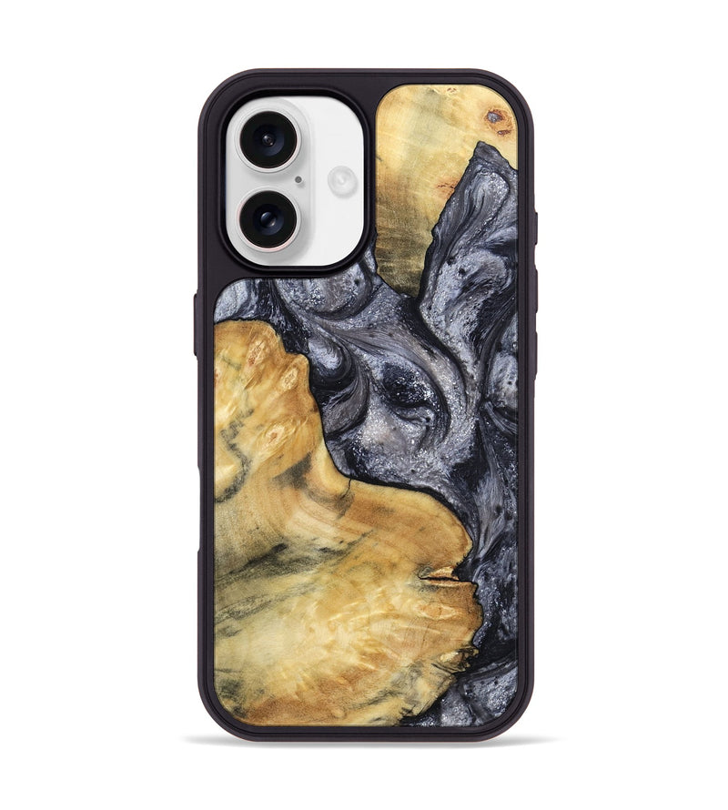 iPhone 17 Wood Phone Case - Elnora (Black & White, 799143)