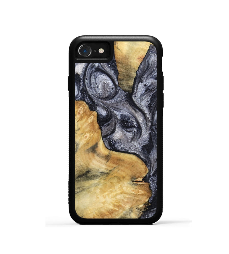 iPhone SE Wood Phone Case - Elnora (Black & White, 799143)