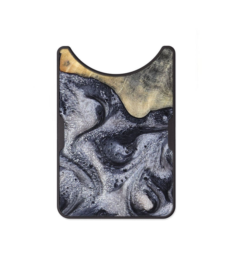 Alloy Wood Wallet - Jaden (Black & White, 799144)