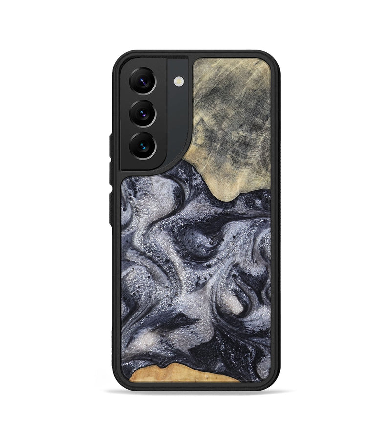 Galaxy S22 Wood Phone Case - Jaden (Black & White, 799144)