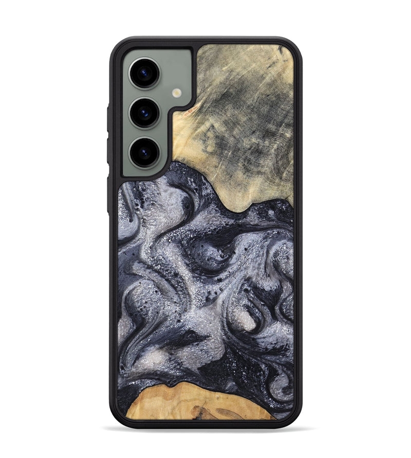 Galaxy S24 Plus Wood Phone Case - Jaden (Black & White, 799144)