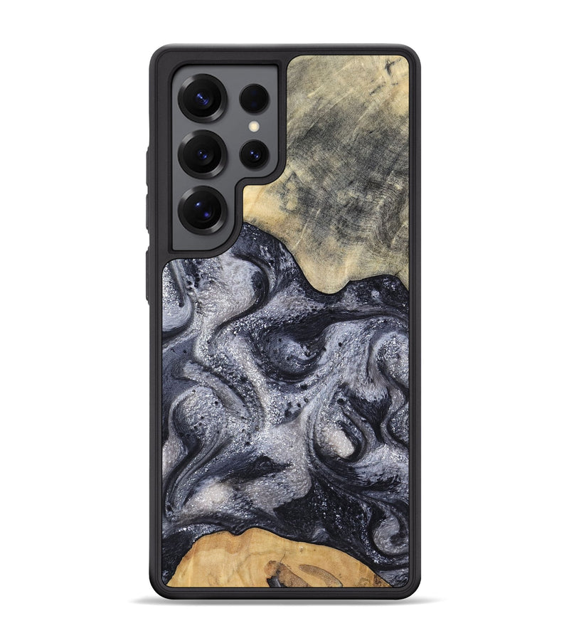 Galaxy S25 Ultra Wood Phone Case - Jaden (Black & White, 799144)