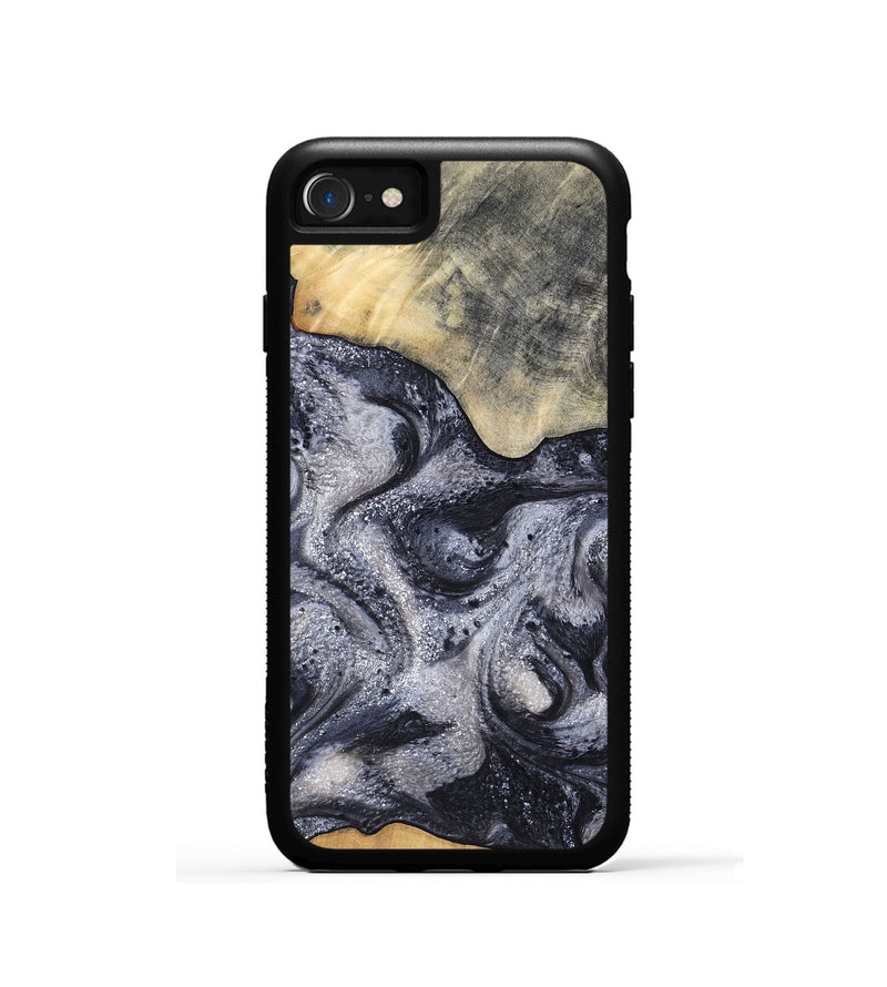 iPhone SE Wood Phone Case - Jaden (Black & White, 799144)