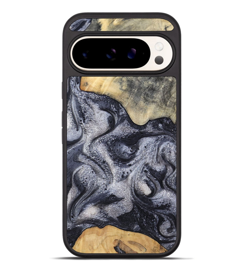 Pixel 10 Pro XL Wood Phone Case - Jaden (Black & White, 799144)