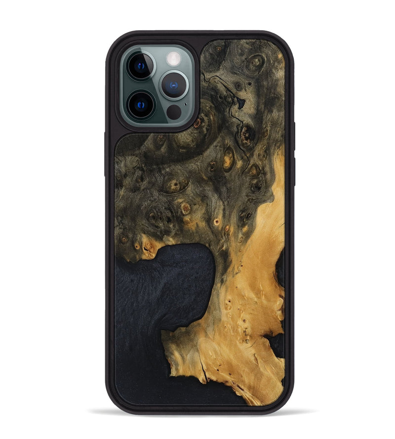 iPhone 12 Pro Max Wood Phone Case - Jeffry (Wood Burl, 799145)