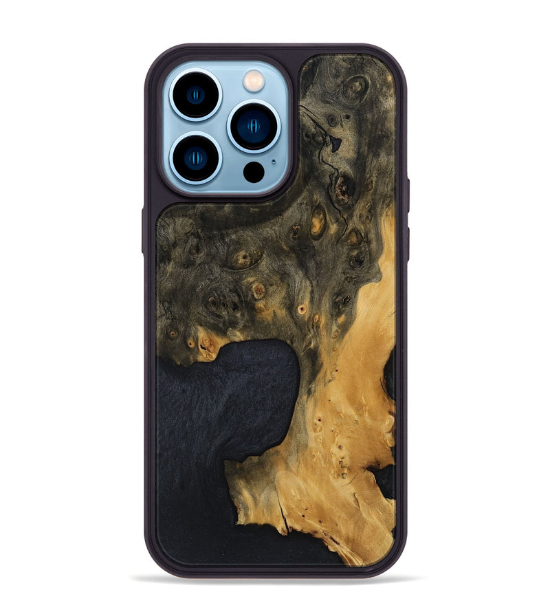 iPhone 14 Pro Max Wood Phone Case - Jeffry (Wood Burl, 799145)