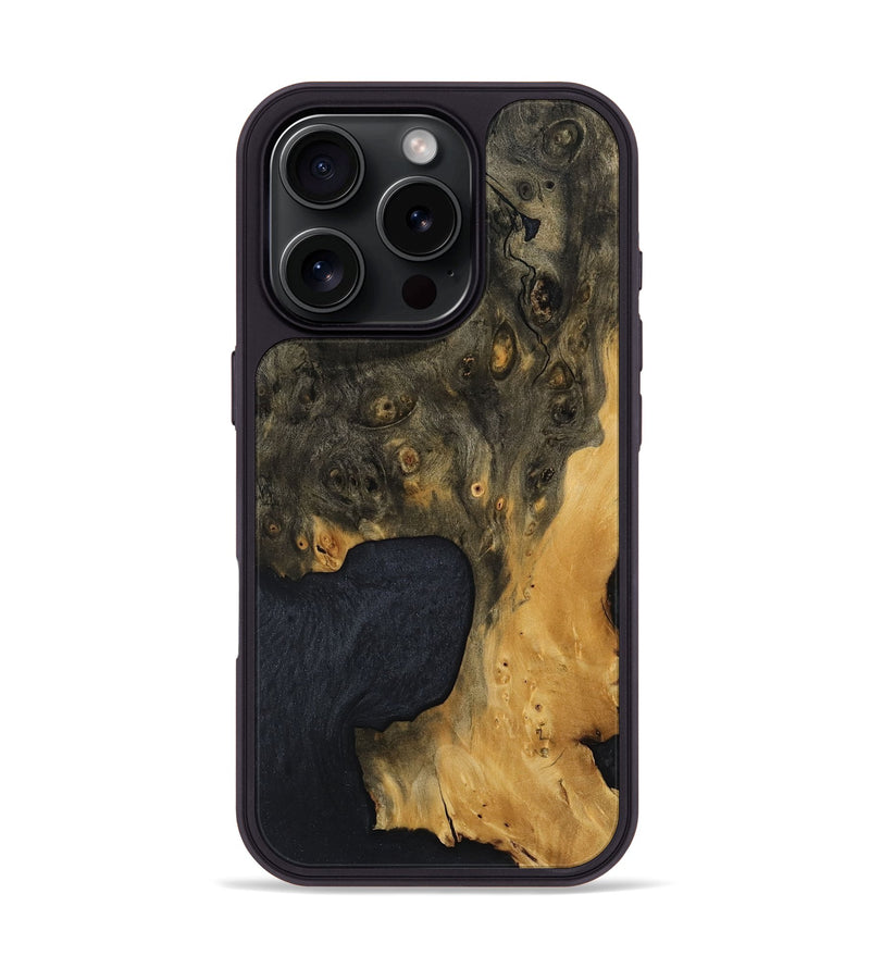 iPhone 16 Pro Wood Phone Case - Jeffry (Wood Burl, 799145)