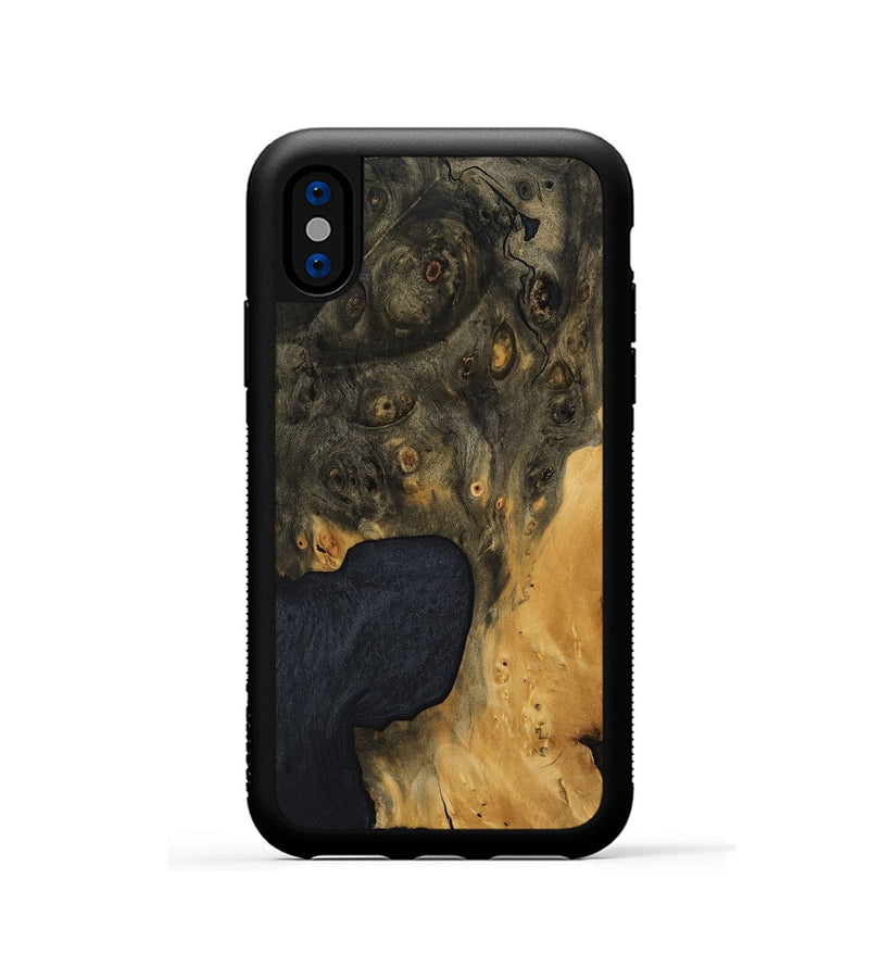 iPhone Xs Wood Phone Case - Jeffry (Wood Burl, 799145)