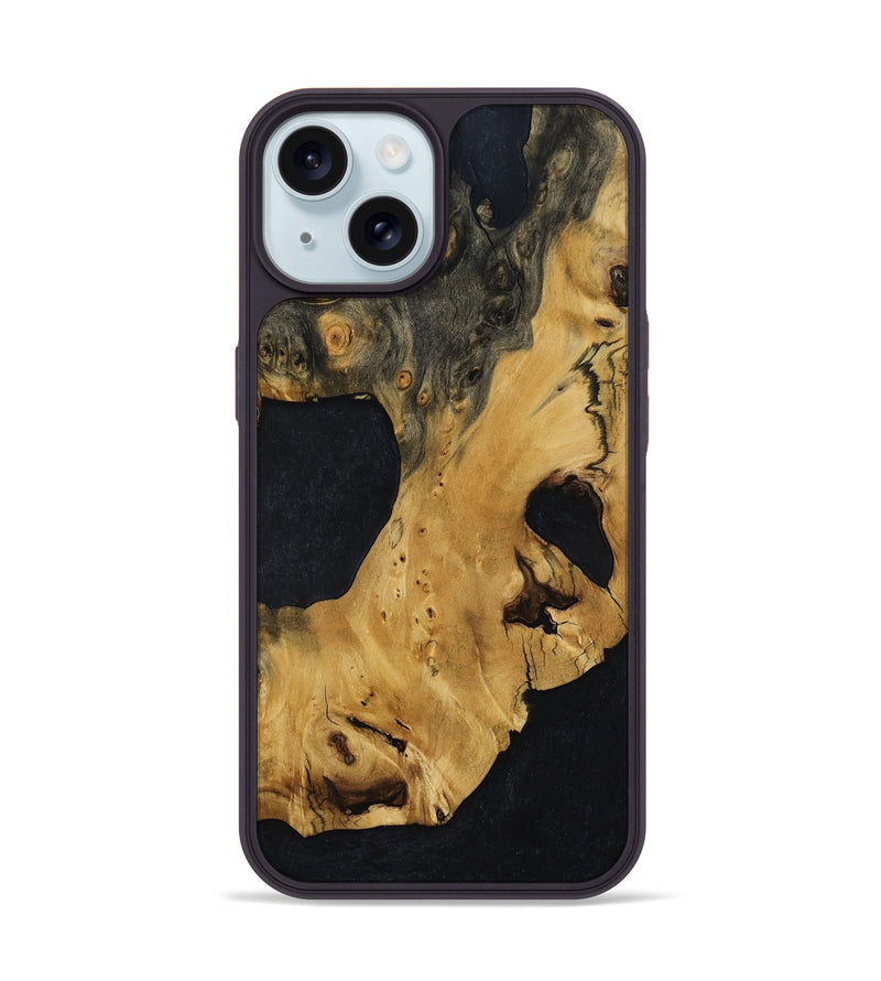 iPhone 15 Wood Phone Case - Uriah (Wood Burl, 799146)