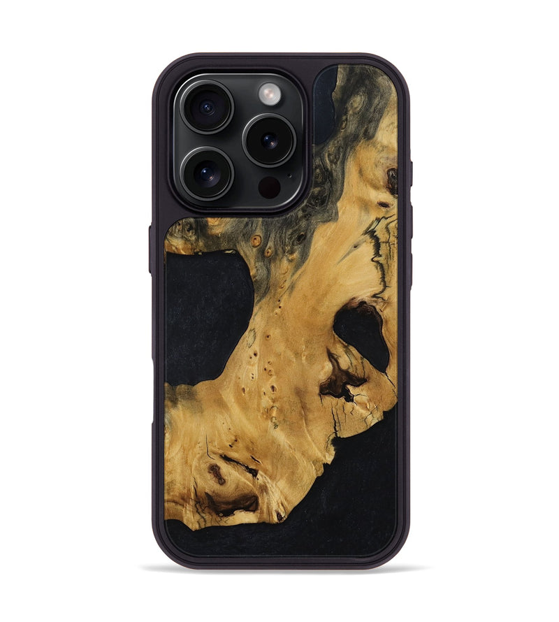 iPhone 16 Pro Wood Phone Case - Uriah (Wood Burl, 799146)