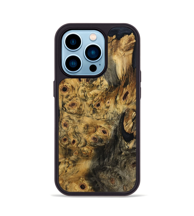 iPhone 14 Pro Wood Phone Case - Emile (Wood Burl, 799147)