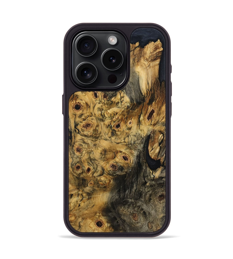 iPhone 15 Pro Wood Phone Case - Emile (Wood Burl, 799147)