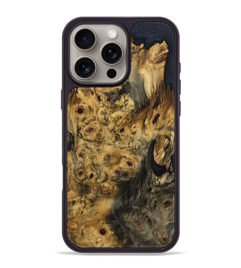 iPhone 16 Pro Max Wood Phone Case - Emile (Wood Burl, 799147)
