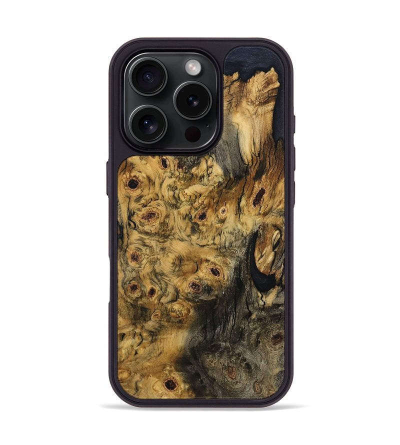 iPhone 16 Pro Wood Phone Case - Emile (Wood Burl, 799147)