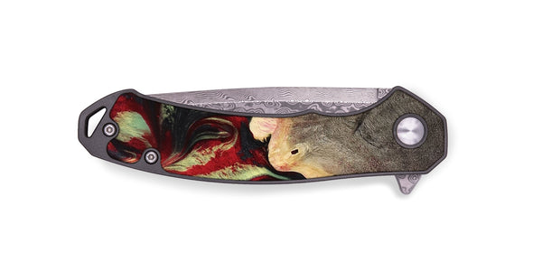 EDC Wood Pocket Knife - Valerie (Red, 799149)