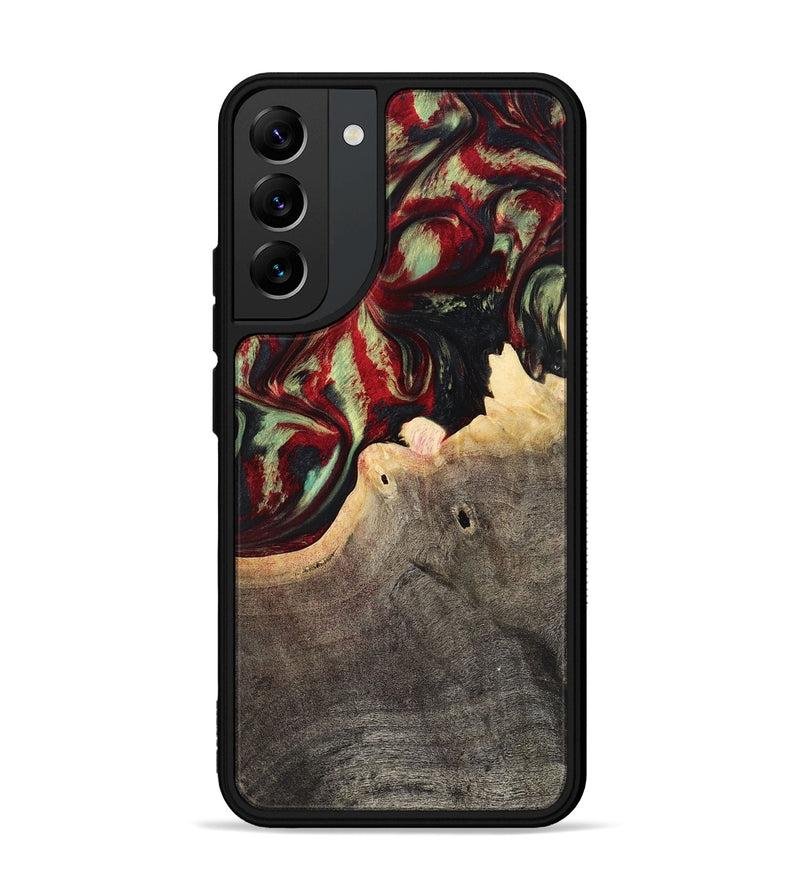 Galaxy S22 Plus Wood Phone Case - Valerie (Red, 799149)