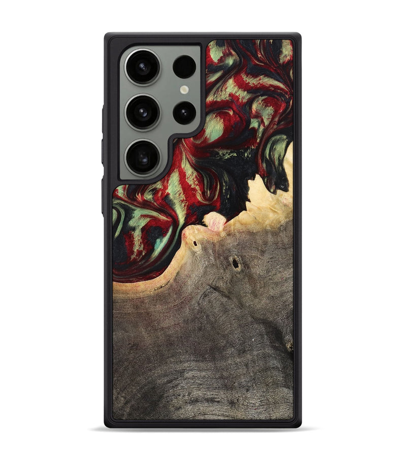 Galaxy S24 Ultra Wood Phone Case - Valerie (Red, 799149)