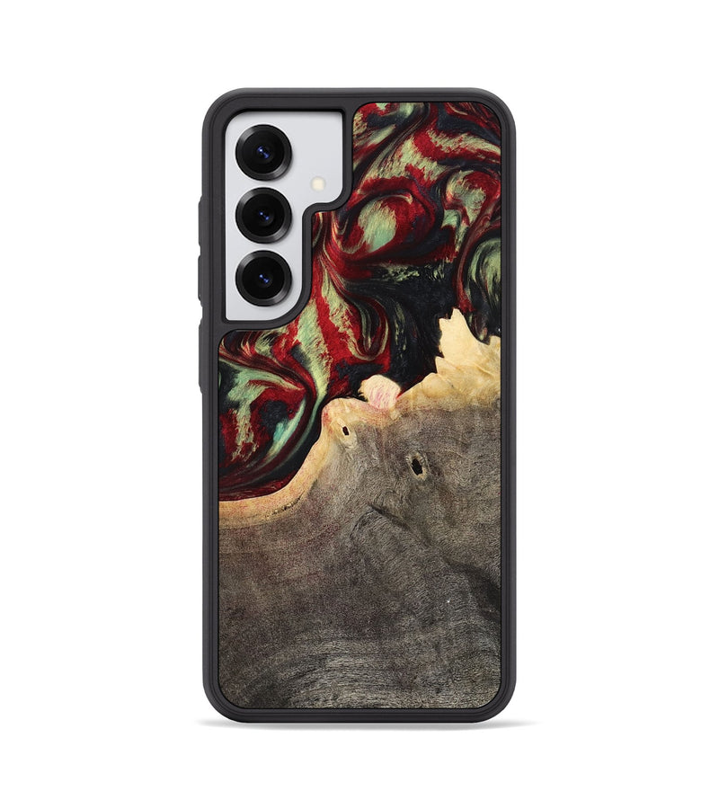 Galaxy S25 Wood Phone Case - Valerie (Red, 799149)