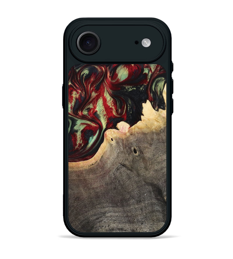 iPhone 17 Air Wood Phone Case - Valerie (Red, 799149)